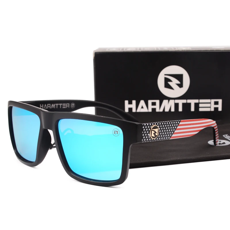 جديد جودة عالية فاخرة HARMTTER العلامة التجارية الاستقطاب النظارات الشمسية عدسة مربعة النساء الرجال نظارات شمسية UV400