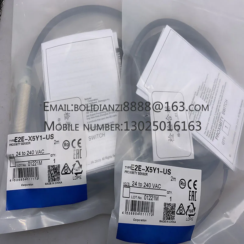 New proximity switch sensor E2E-X5Y1-M1 E2E-X5Y1-M1-Z E2E2-X5E1-M1 One year warranty In stock