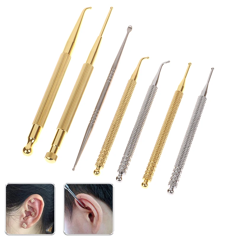 1Pcs Acupuncture Point Probe Stainless Steel Auricular Point Pen Beauty Ear Reflex Zone Massage Needle Detection Health Care