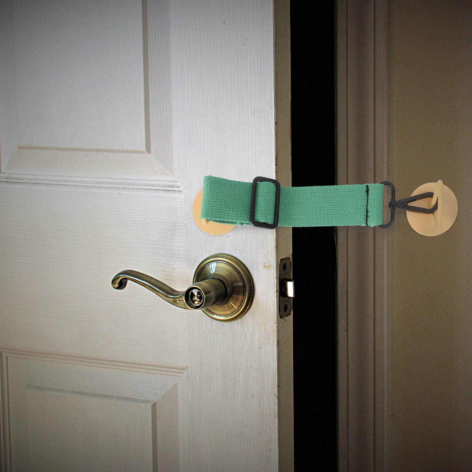 

Pet Stopper Punch Free Latch Safety Creative Door Stopper Door Strap Household Protective Accessory For Pet