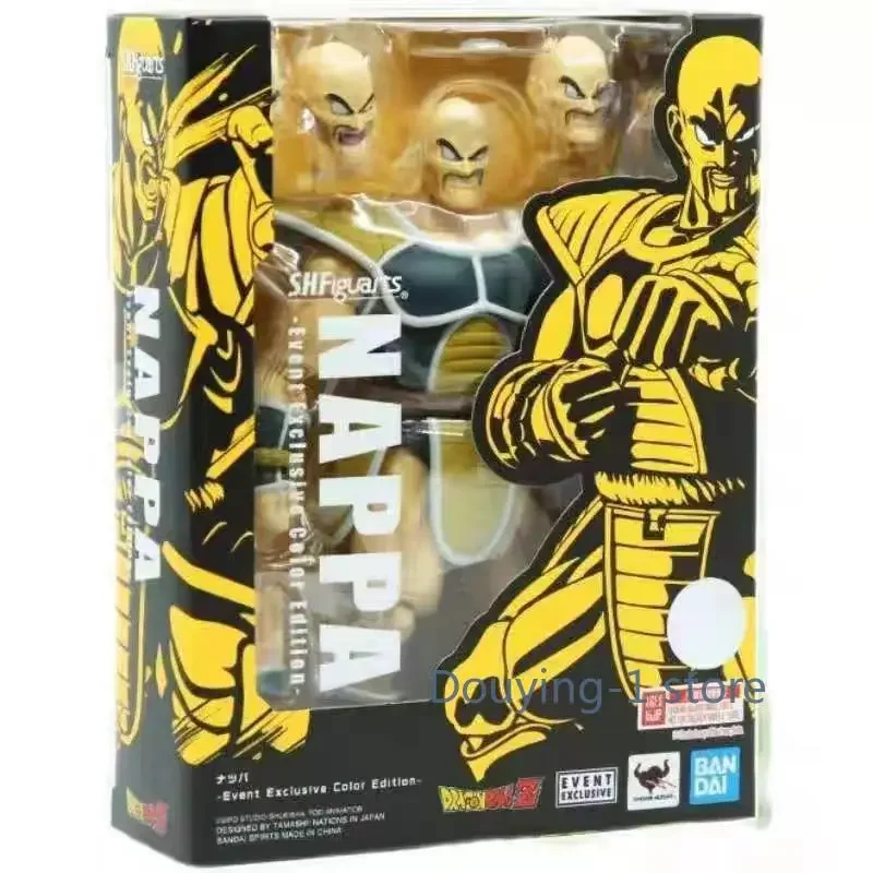 

In Stock Bandai SHF Venue Limited Dragon Ball Saiyan Naba NAPPA Special Color Action Figures Collection Model Toy