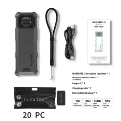Flextail Mosquito Max Repel S Outdoor Camping Hiking Anti-mosquito Flakes Portable Mosquito Repellent Wireless Mosquito Killer