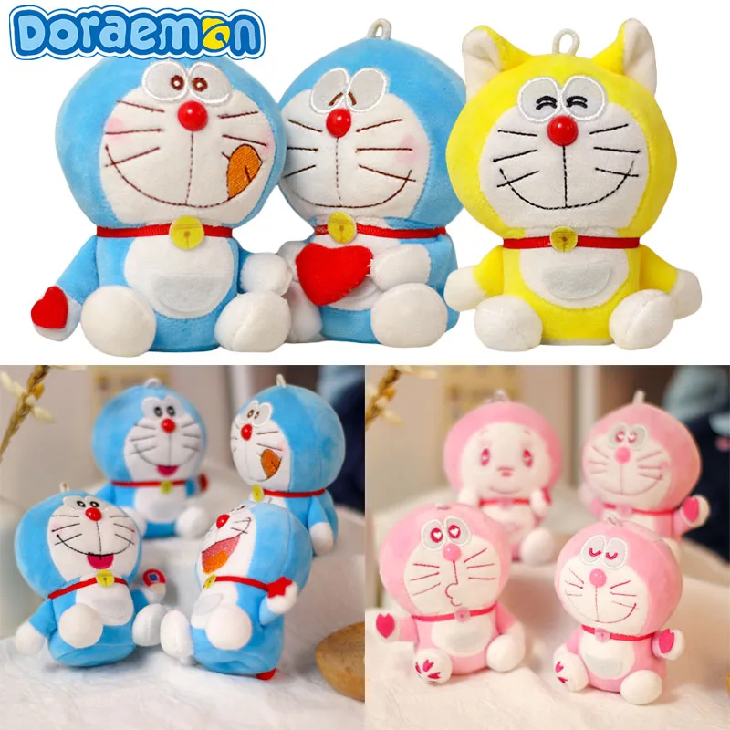 Kawaii Doraemon брелки подвески для мальчиков и девочек рюкзак подвесные украшения мультяшные фигурки подвески для ключей от машины подарки на день рождения