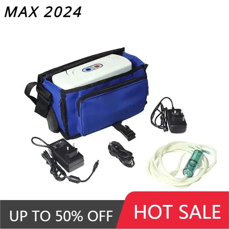 3L/min Portable Oxyge Concentrator with Battery Oxyge Generators Ventilato Sleep Mini Oxyge Machine For Home AC110-220V