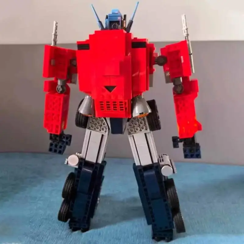جديد 2025 1508 قطعة ألعاب سيارات روبوت أوبتيموس برايم كتل 10302 شاحنة تحول أوتوبوت تشوه أفلام هدية للأطفال