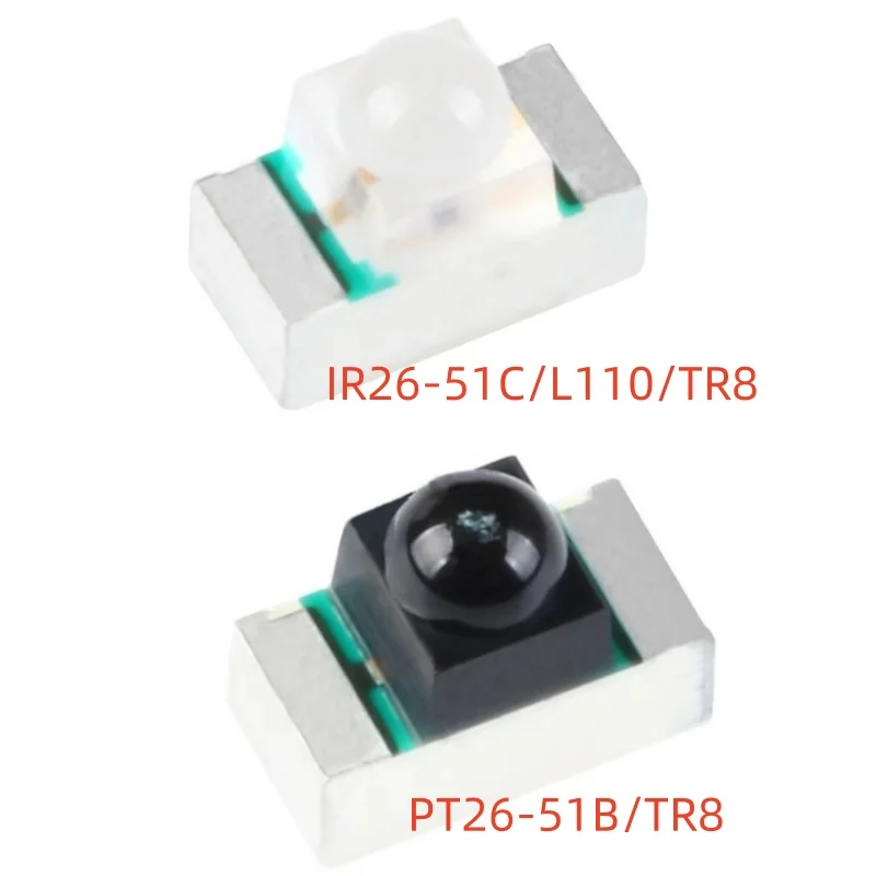 20 piezas IR26-51C/L110/TR8 PT26-51B/TR8 1206 SMD 940nm tubo de emisión infrarroja nuevos accesorios originales