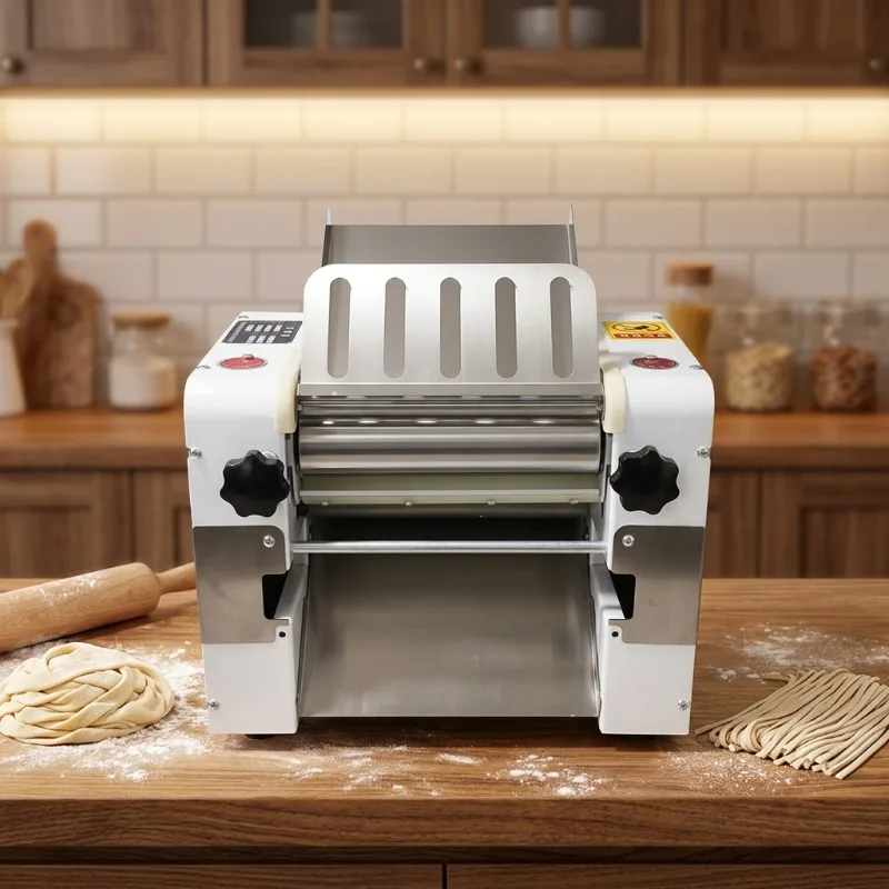 Desktop Electric Dough Roller Stainless Steel Noodle Press Machine /Pasta Machine