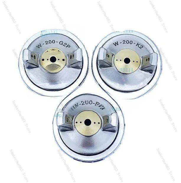 1PCS WA-200 Automatic Spray Gun Accessories W-200-G2P/K2/R2/W1/W2/30/40 Atomizing Cap W200 Needle Nozzle