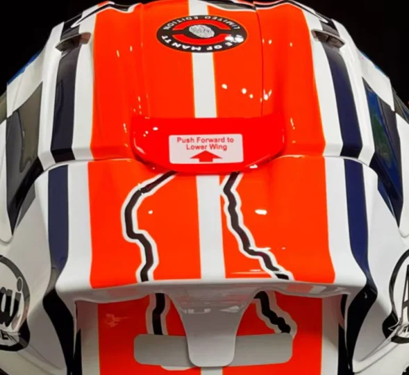 

НОВИНКА 2025: Неоригинальный задний спойлер для шлемов ARAI TT RX7X RX7V GP, аксессуары для спойлеров шлемов