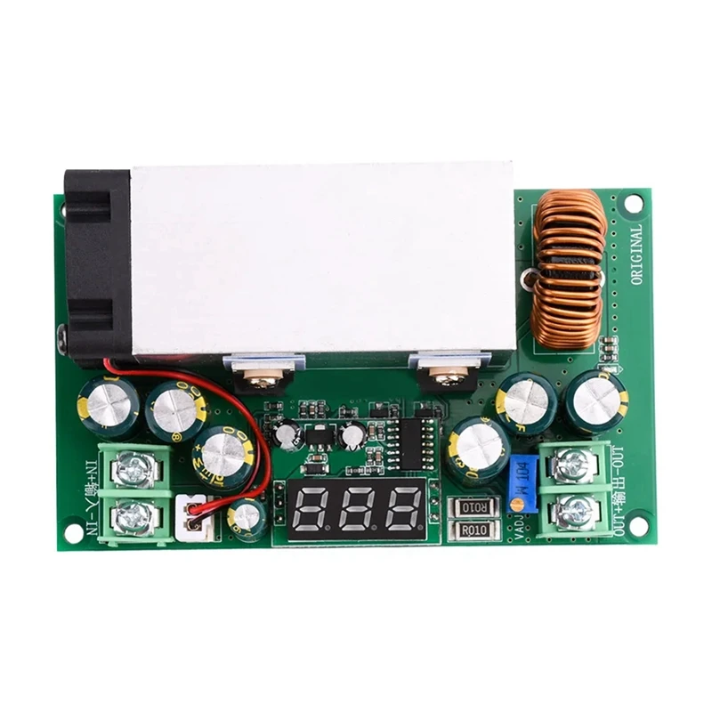 DC-DC High Power 600W Adjustable Step-Down Power Supply Module With Voltage Display 12V-75V To 2.5V-50V Buck Converter Durable