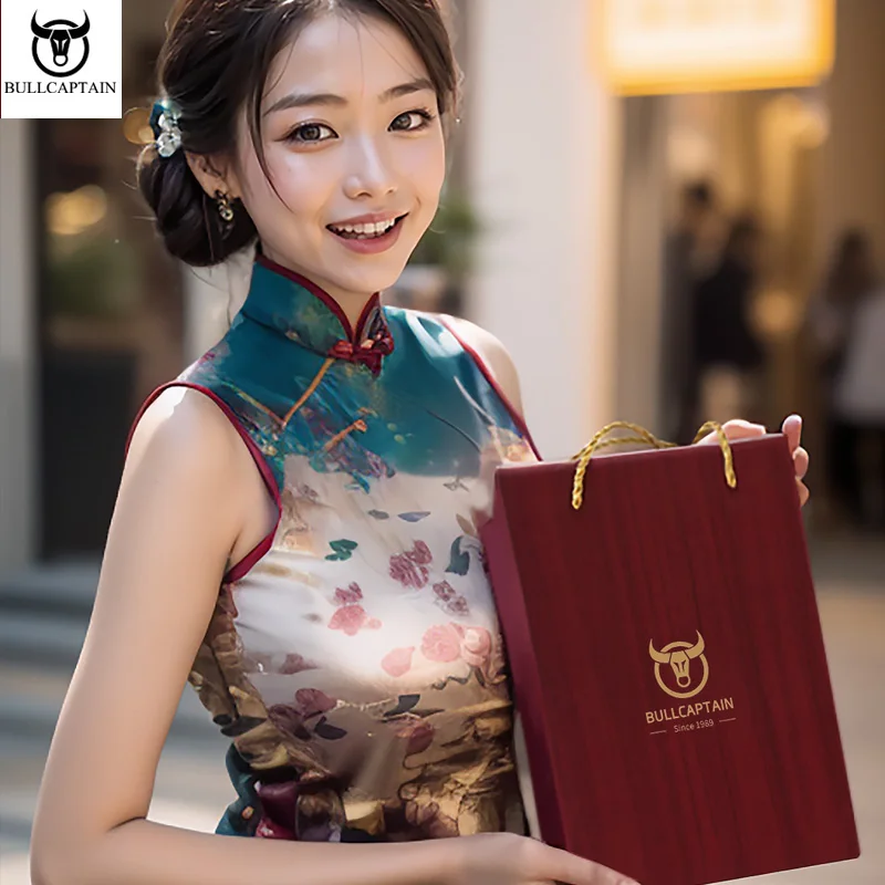 بولكابتن محفظة رجالي من الجلد الطبيعي منتج مميز محافظ من جلد البقر للرجال محفظة قصيرة Portfeuille Homme محافظ قصيرة