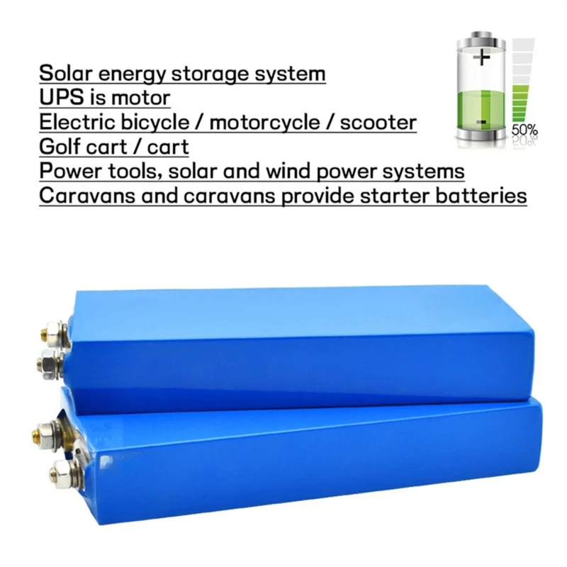 For DIY 12V 24V 36V 48V UPS Solar Power 25Ah 3.2V 25000mAh LiFePO4 Battery Cell Lithium Iron Phosphate Deep Cycles