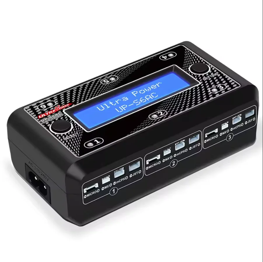 Ultrapower UP-S6 /UP-S6AC 1S 6-channel charger aeromodelling car model 3.7V/3.8V lithium battery 1 tow 6