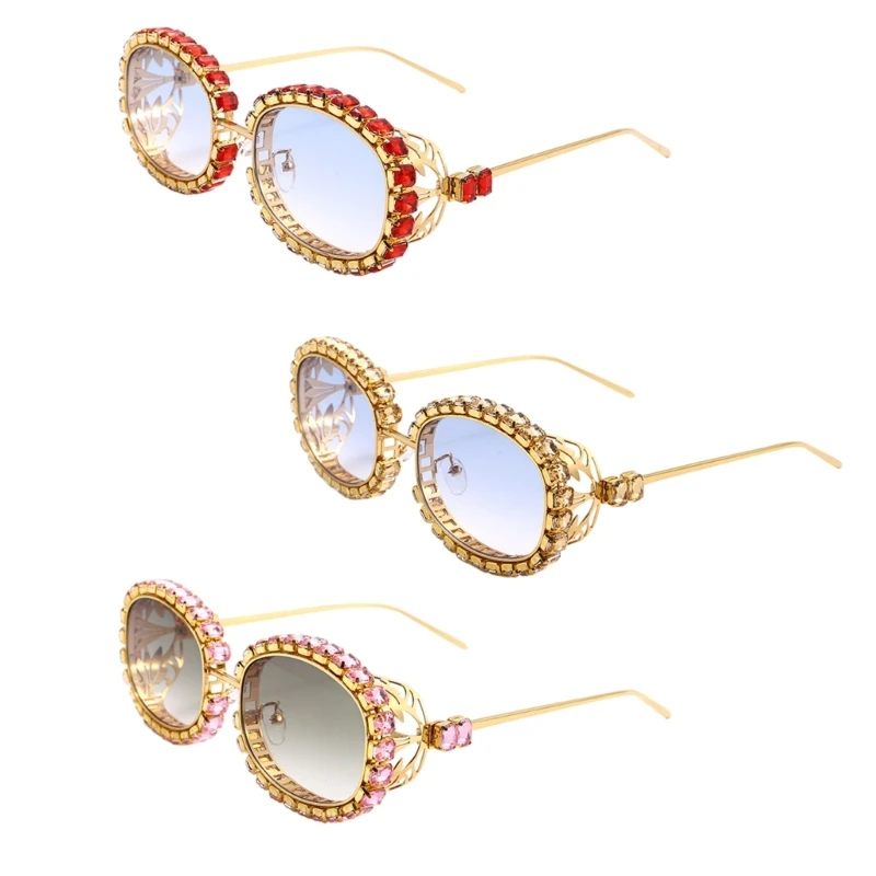 

Steam Punk Sunglasses with Metal Frame Comfortable 2000s Eyewears For Music Festival Women Teens Streetwear Eyeglasses