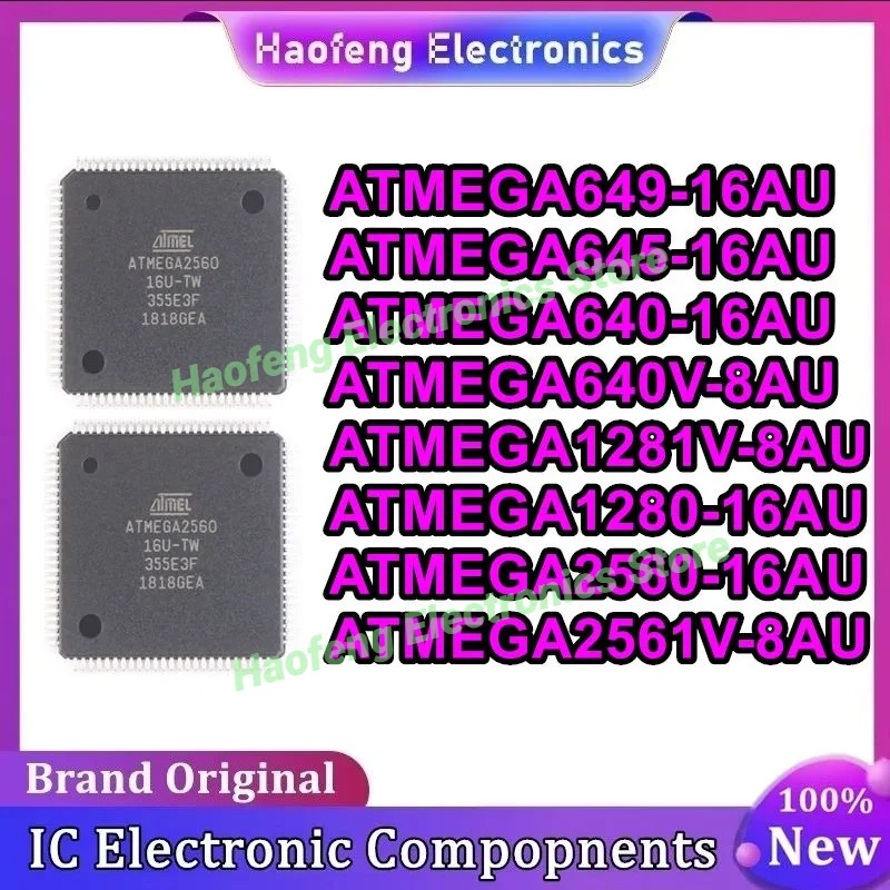 

ATMEGA649-16AU ATMEGA645-16AU ATMEGA640-16AU ATMEGA640V-8AU ATMEGA1281V-8AU ATMEGA1280-16AU ATMEGA2560-16AU ATMEGA2561V-8AU New