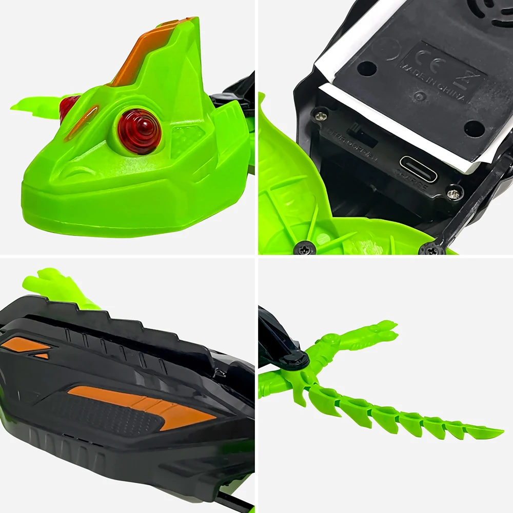 Brinquedo de escalada de parede de controle remoto elétrico carregamento inteligente escalada gecko modelo animal simulado menino brinquedo presente de natal