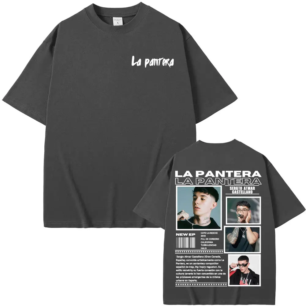 Singer La Pantera Album Tour 2025 Merch T Shirts Men Women Fashion