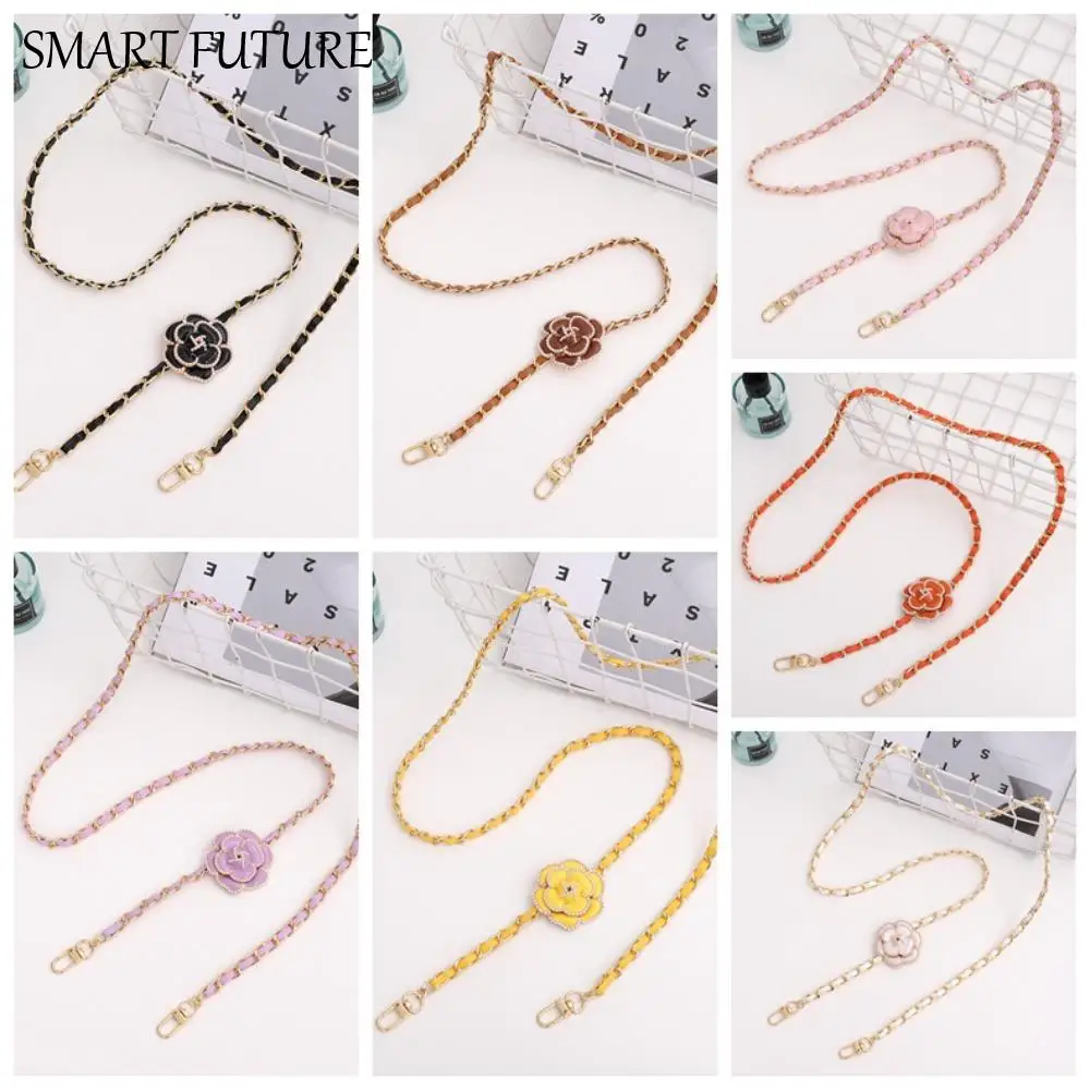 

Anti-lost Crossbody Phone Chain Diagonal Leather Phone Case Hanging Metal Long Phone Neck Straps Phone Accessories