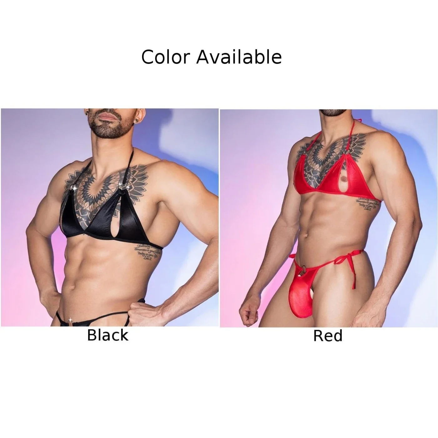 Mens Erotic Lingerie Sissy Bra Top Male Wire-free Bralette Underwear Nightwear Clubwear Open Bra Gays Flirting Teasing Singlets