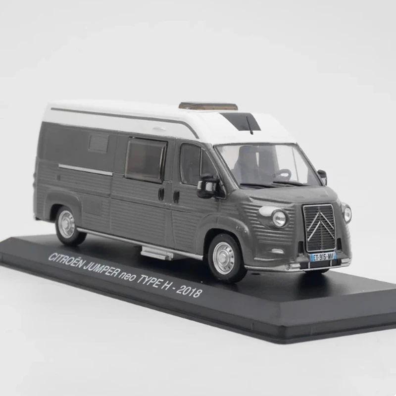 

IXO Литой под давлением масштаб 1:43 CITROEN JUMPER neo TYPE H 2018 RV Кемпинговый автомобиль Модель автомобиля из сплава Коллекция Дисплей Орнамент Игрушка в подарок