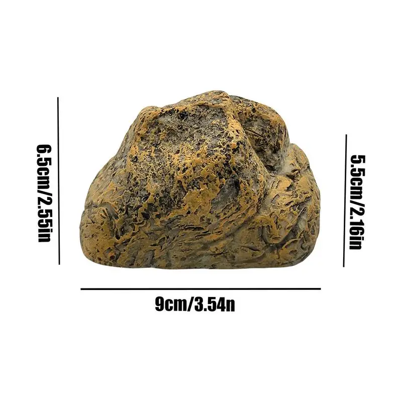 Key Rock Hiders Outside Stone Key Case Resin Faux Rock Looks Safe Key House Holder For Outdoor Garden Yard Decoration