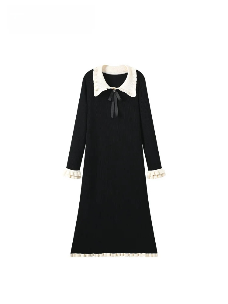 

Новая осенне-зимняя женская одежда больших размеров: стильный воротник-стойка, модный дизайн для полных женщин, нежный французский шик...