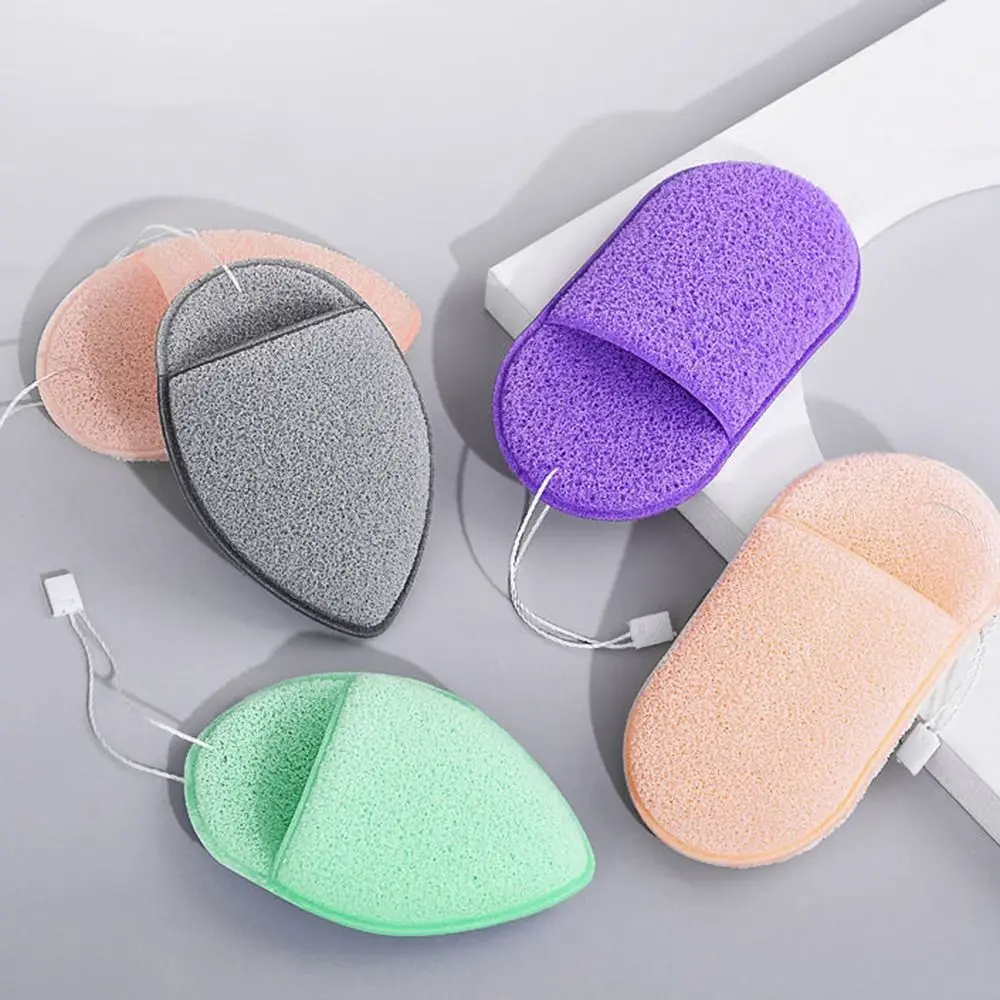 

Natural Exfoliating Face Wash Cleansing Puff Flutter Sponge Deep Remover To Black Headband Cosmetic Sponges Facial Clean Tool