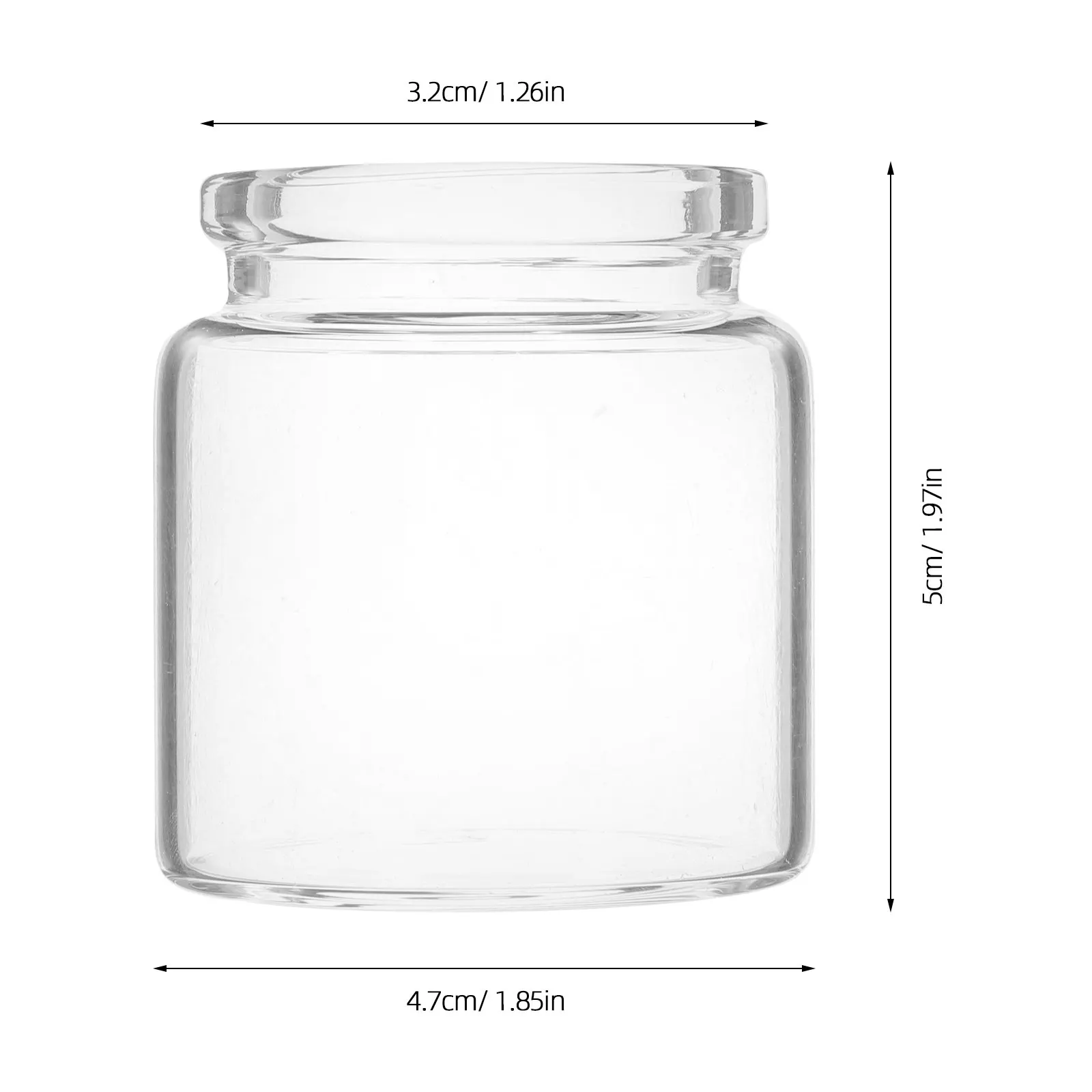 10Pcs Mini Succulent Glass Propagation Jars Micro Landscape Bottles for Office Desk Bookshelf Terrarium Plant Starter Vase Moss