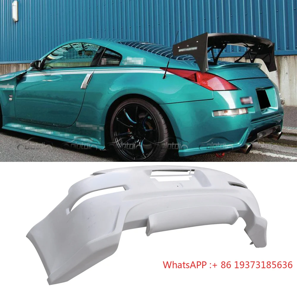 For Nissan 350Z Fair Lady Skyline Z33 Car Body Kit ING Type Rear Bumper 2003+