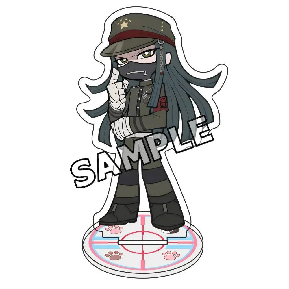 Anime Danganronpa Q Version Nagito Chiaki Kokichi Doppelseitiger HD-Acryl-Ständer Schlüsselanhänger Niedliche Figur Display Schreibtischdekoration Geschenke – Detail 8