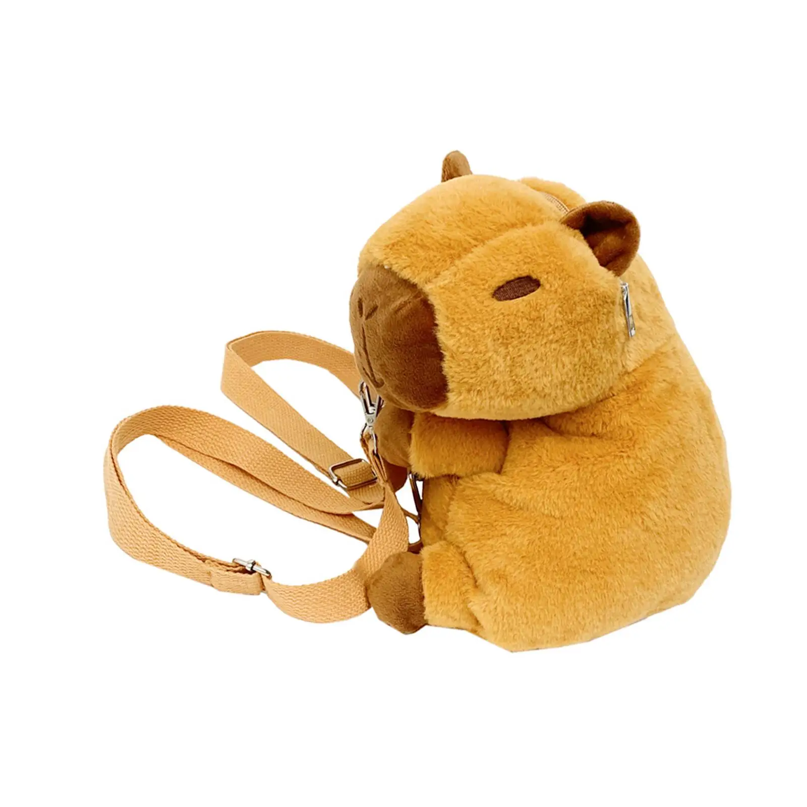 Mochila Capivara Leve para Adultos e Crianças, desenhos animados macios práticos, Engraçado