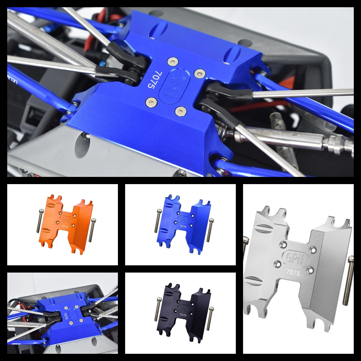 

GPM AXIAL 1/18 UTB18 Capra AXI01002 For Aluminum 7075 Chassis Skid Plate