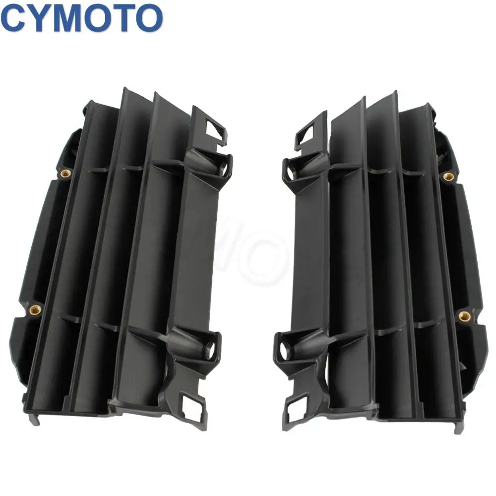 

Motorcycle Black Radiator Guard Grill Protector Cover For KTM SX SXF XCF XC EXC 125-500 2022-2023 Dirt Bike Rad Guards