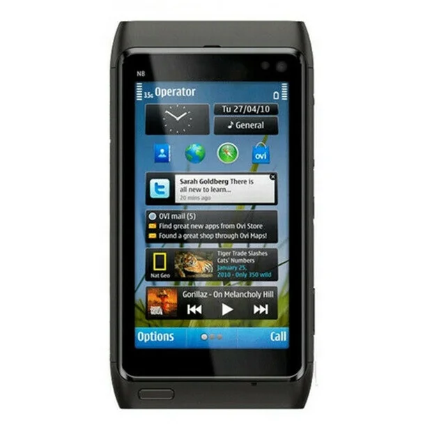 N8 Mobiele Telefoon 3.5 "Capacitieve Touchscreen Camera 12mp 3G Ontgrendeld N8 N9 Touchscreen Smartphone