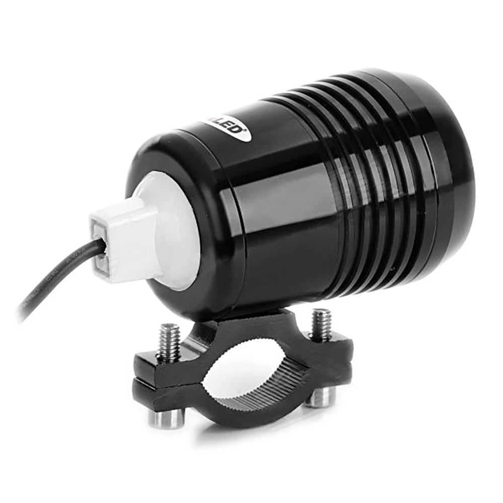 1/2 pz 30W faro moto universale U2 LED moto Spot Light High Low Beam Flash Head Lamp lampadina impermeabile con interruttore