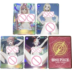 OPCG tarjetas de colección de Anime Nude, Busty Beauty Perona Uta Nami Naked Card, Color refractivo Flash, regalos de Otakus, 63x88mm