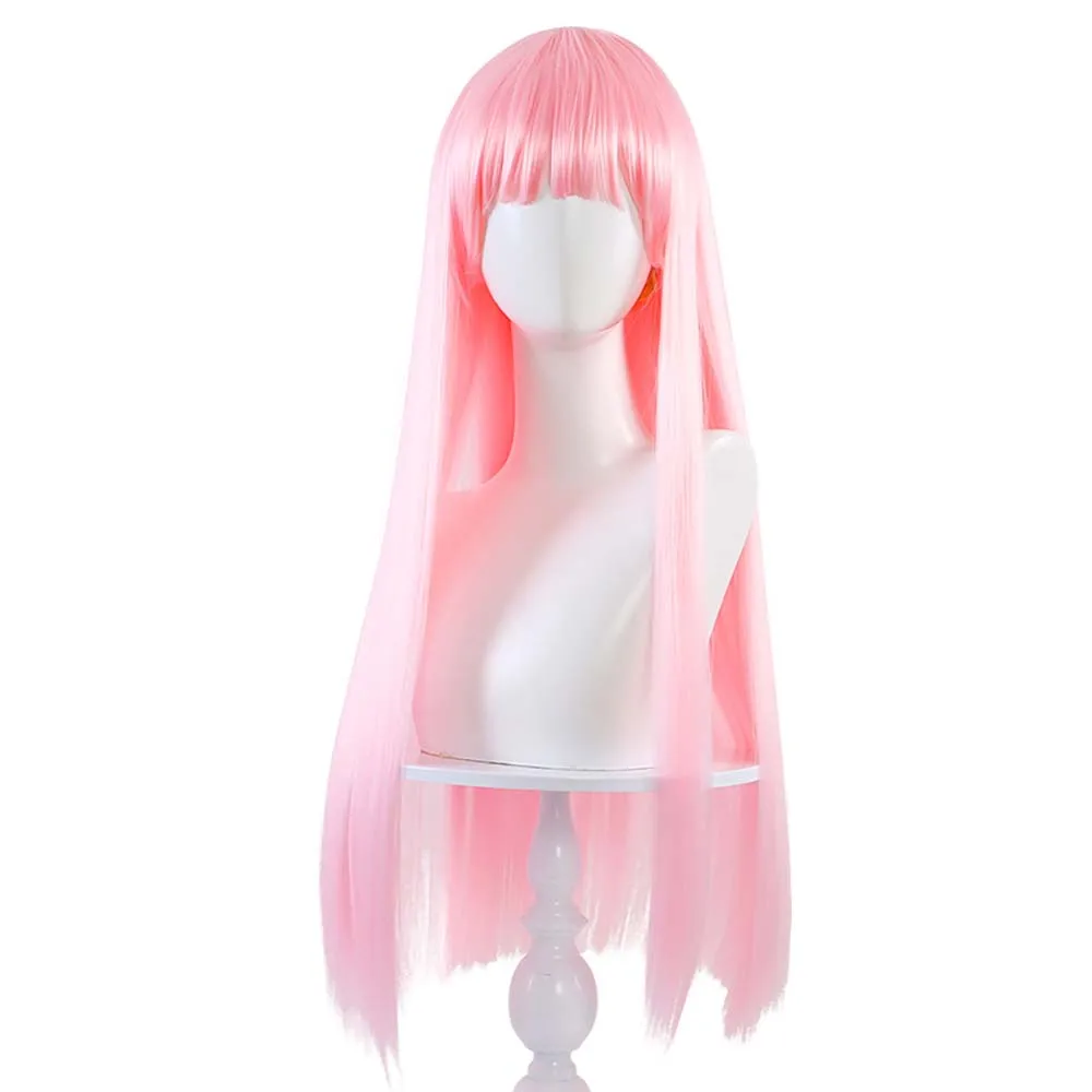 Halloween Party Heat Resistant Anime 02 Zero Two Cosplay Costume Wig