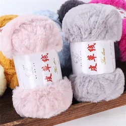 100g/Roll Faux Fur Yarn Mink Wool Yarn Cashmere For Hand Knitting Crochet Sweater Thread Clothes Scarf Fluffy Mink Yarn Warm