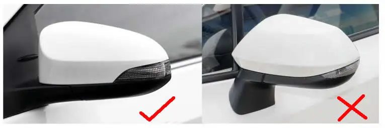 For Toyota Corolla E170 2014-2018 Rearview Mirror Cover Housing Lid Case