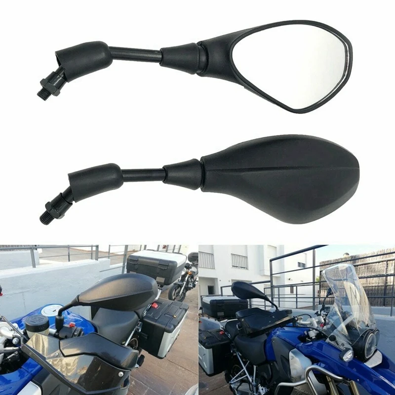 Motorcycle Handlebar Rearview Mirror 10MM Reflective Mirror For BMW- S1000XR S1000R R Ninet R1200GS R G310R G310GS