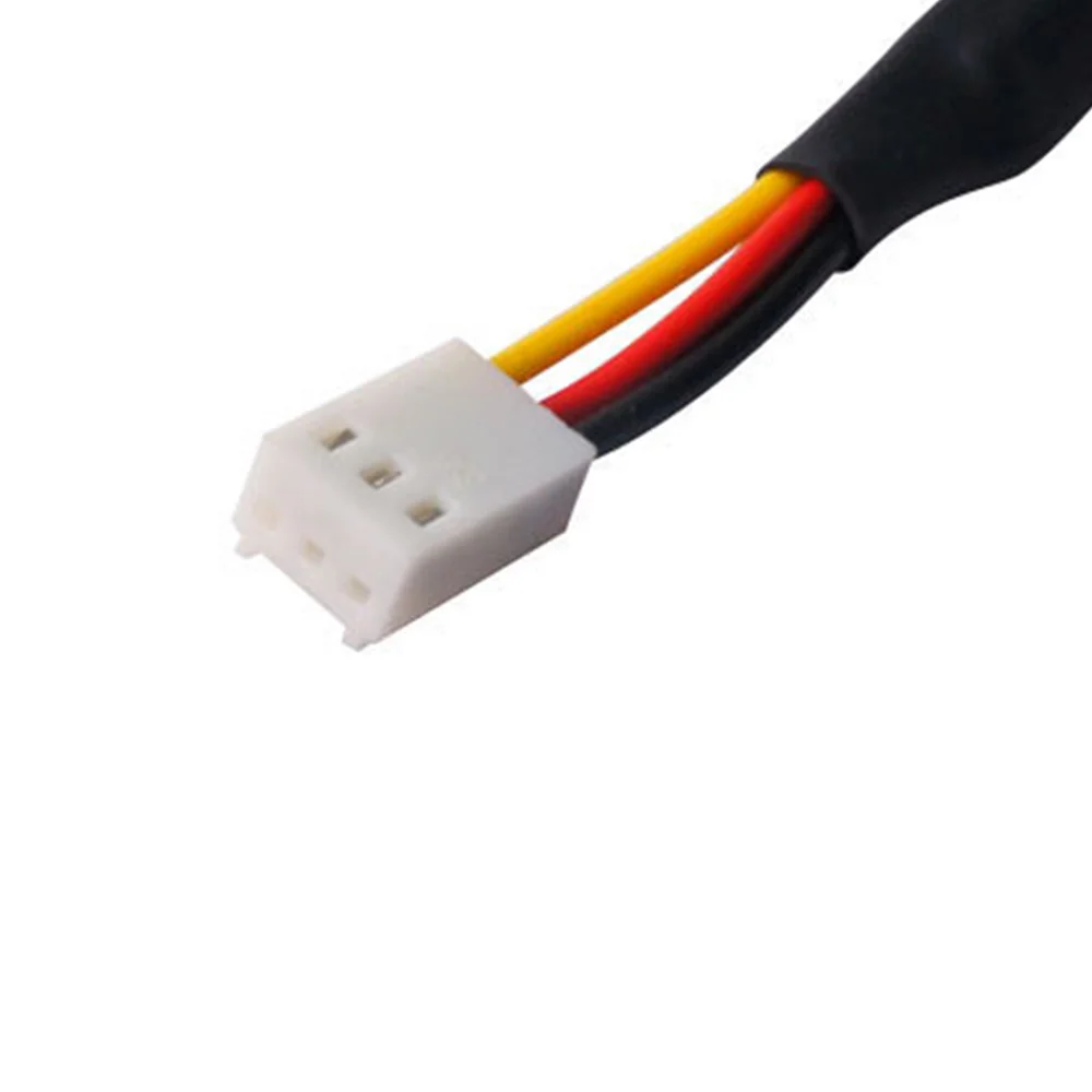A93Z 10PCS 3PIN Reduce PC Fan Speed Noise Extension Resistor Cable Wire 3 Pin Male To Female Connector For PC Fan