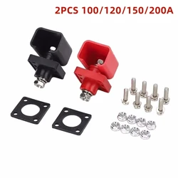 1 paar 100A-200A Hohe Strom Energie Lagerung Batterie Terminals Stecker Terminal Block Set Elektrische Elektriker Appliance Teil klemmbausteine