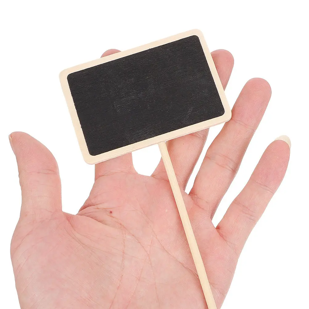 

20 шт. бамбуковых деревянных этикеток-маркёров для растений, садовые колышки для идентификации горшечных растений, цветов и суккулентов, многоразовые, экологичные