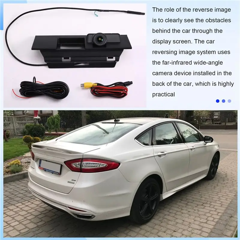 Superior-Rear View Camera 720P/CVBS 170° Vehicle Trunk Handle For Ford Mondeo MK3 MK4 MK5 2015 2016 2017 2018 Reverse Car Camera