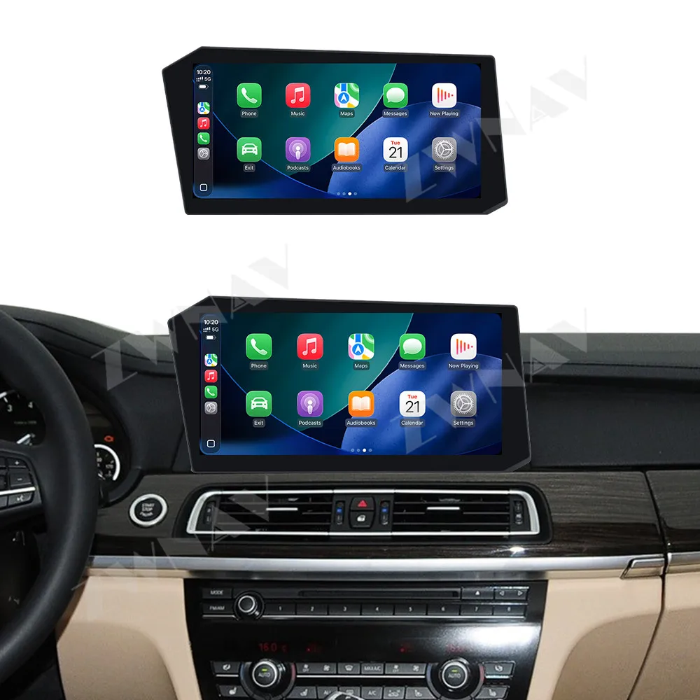 لسيارات BMW 6/7 Series 2009-2018 ترقية 2026 12.9 بوصة تعمل باللمس جهاز الملاحة اللاسلكية لتحديد المواقع مشغل وسائط متعددة Carplay BT5.0 #4