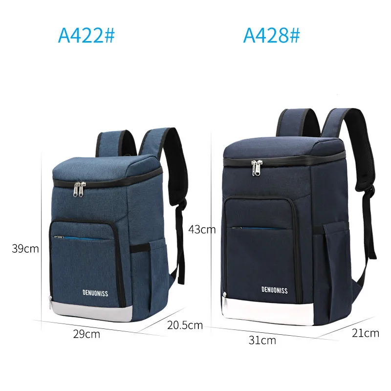 Suitable Picnic Cooler Backpack Thicken Waterproof Thermal Bag Refrigerator Fresh Keeping Thermal Insulated Lunch Bag DENUONISS