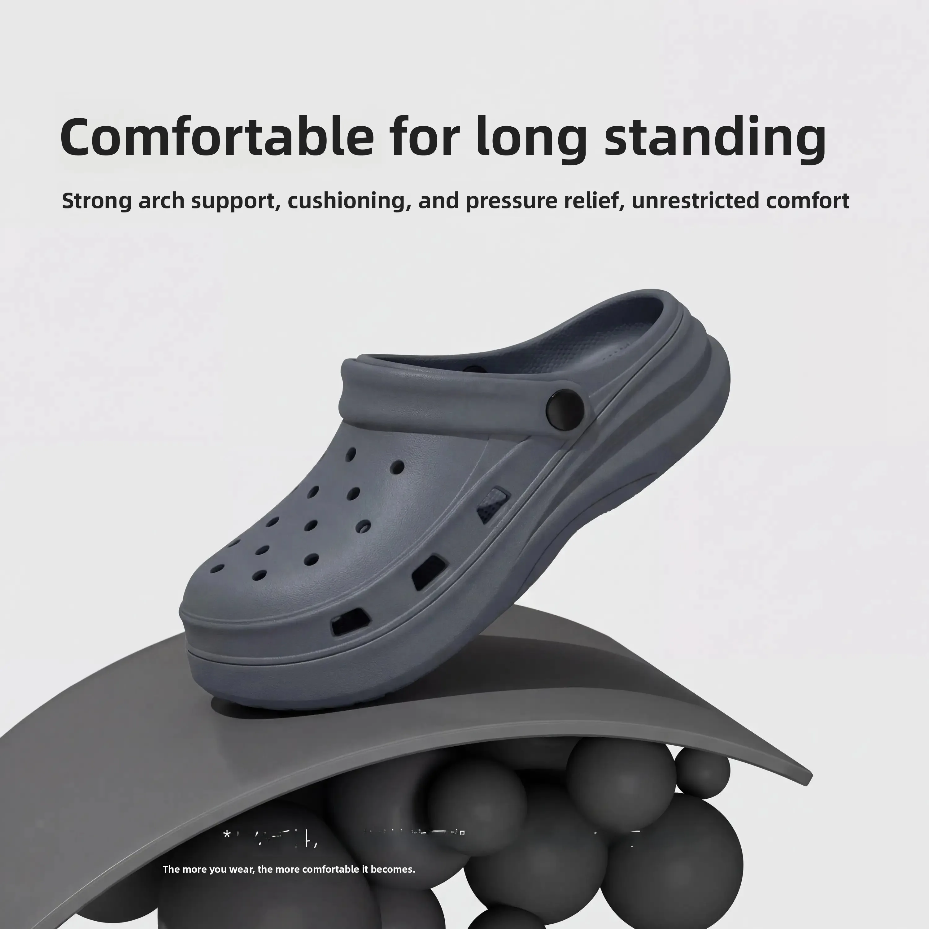 Doctor Style Men's Slippers Summer Anti-Slip Breathable EVA Nurse Indoor Office Sandals Women Outdoor Wear Hole Hole Shoes