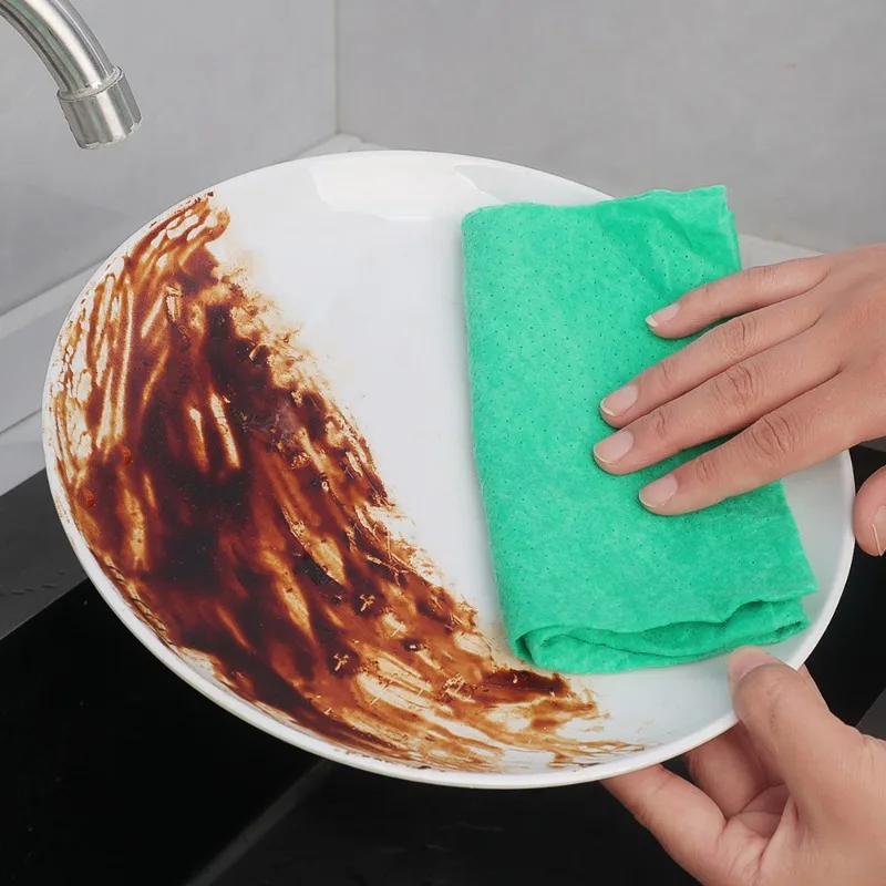 15/3PCS Microfiber Cleaning Cloth High Absorbent Breathable Dishwashing Cloth Kitchen Non-Stick Oil Dish Cleaning Towel Home Rag