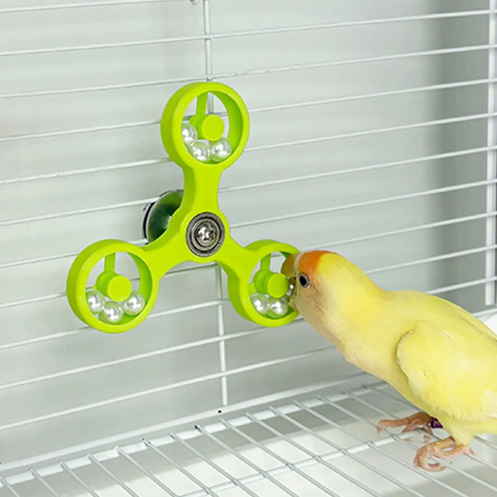 Chewing Bird Toys, Parrot Toys, Funny Spinner Windmill Bird Toys, Parrot Interactive Toys For Relaxation, Birdcage Accessories view 2