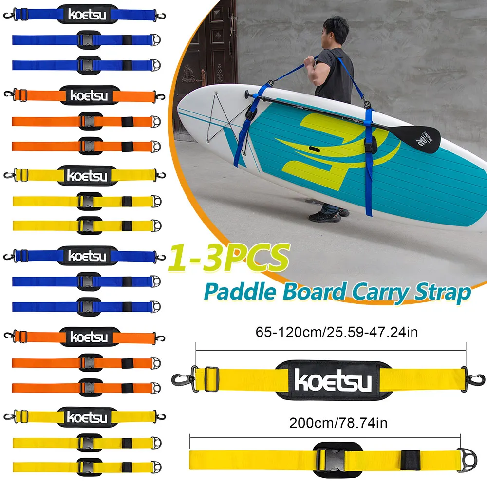 

Surfboard Shoulder Strap Adjustable Surfboard Shoulder Carry Sling Stand Up Surf Paddle Board Carrier Paddleboard Accessories